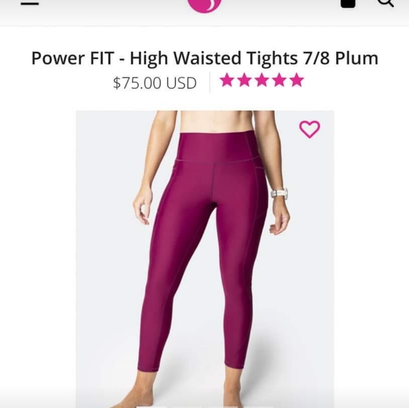 Cadenshae Power Fit 78 Tights Leggings 